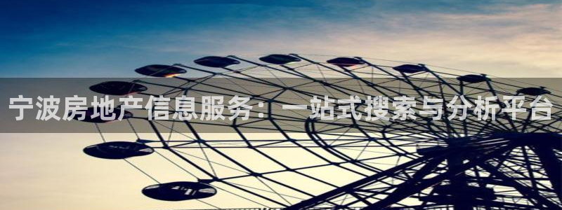 和记平台网站官网：宁波房地产信息服务：一站式搜索与分析平台