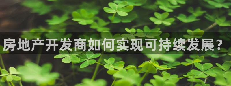 和记黄埔官网教育：房地产开发商如何实现可持续发展？