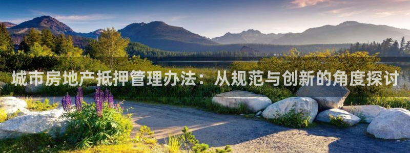 和记手机客户端官网：城市房地产抵押管理办法：从规范与创新的角