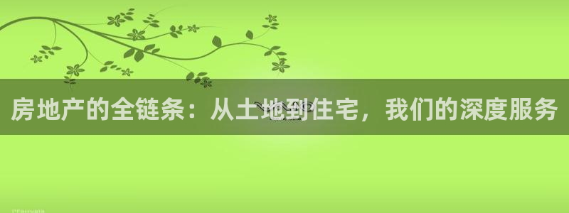 和记网址官网：房地产的全链条：从土地到住宅，我们的深度服务