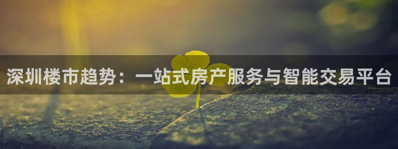 和记官网登陆：深圳楼市趋势：一站式房产服务与智能交易平台