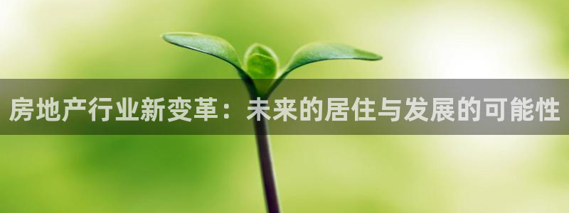 和记澳门官网：房地产行业新变革：未来的居住与发展的可能性