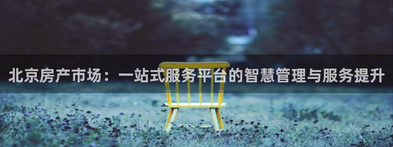 和记怡情博娱官网：北京房产市场：一站式服务平台的智慧管理与服