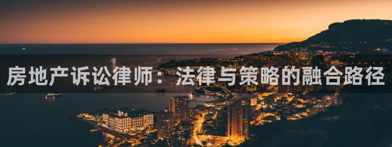 和记电讯澳门官网：房地产诉讼律师：法律与策略的融合路径