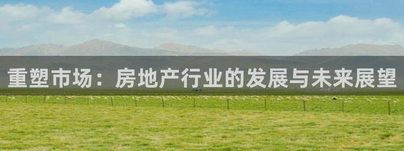 官网和记通讯：重塑市场：房地产行业的发展与未来展望