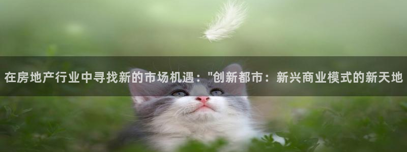 和记娱乐唯一官网：在房地产行业中寻找新的市场机遇：\